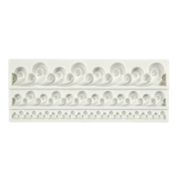 Large Waves Silicone Fondant Mould