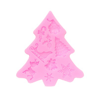 Xmas Decorations Silicone Fondant Mould