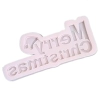 Santa Hat Christmas Signs Silicone Mould
