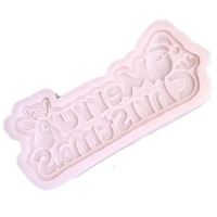 Reindeer & Santa Christmas Sign Silicone Mould
