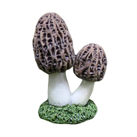 Brown Mushroom Decoration Topper 5cm