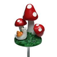 Mushroom - Snail Cake Topper 3.2cm