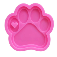 Cat Paw Print Fondant Mould