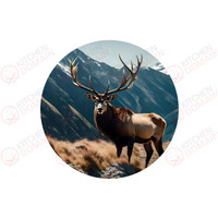 Stag-Deer Edible Image - Round #1