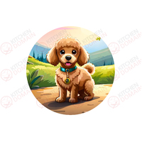 Puppy Edible Image - Round #16