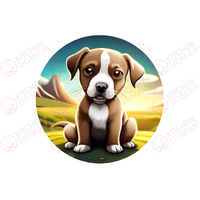 Puppy Edible Image - Round #20