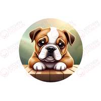 Puppy Edible Image - Round #24