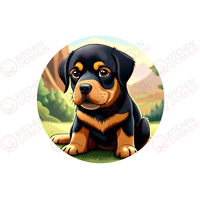 Puppy Edible Image - Round #25