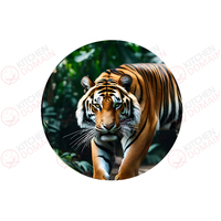Tiger Edible Image - Round #03