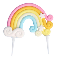 Rainbow Star Cake Topper 10cm