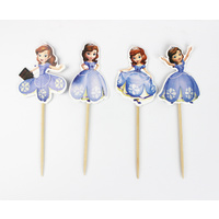 Princess Sofia Cupcake Picks 24 Pieces