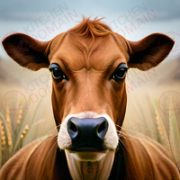Cow Edible Image #01 - Square