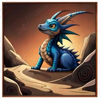 Dragon Edible Image #01 - Square