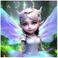 Fairy Edible Image #01 - Square