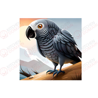 Parrot Edible Image #01 - Square