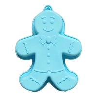Silicone Ginge Bread Person Shaped Cake Mould 