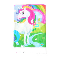 Unicorn Plastic Table Cloth