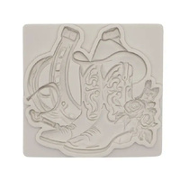 Boots-Hat-Rope-Horse Shoe Country & Western - Silicone Mould
