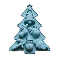 Christmas Tree Shape 6 Cavity Silicone Mould #2