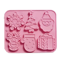 Christmas 6 Cavity Silicone Mould #3