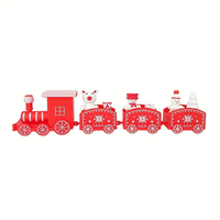 Christmas Train Decoration Red