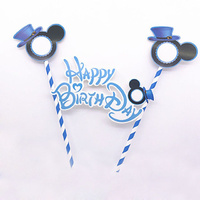 Mickey Mouse Cake Flag Topper