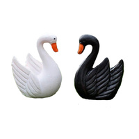 Mini Swan Figures 2Pcs