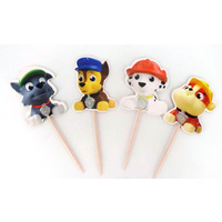 Paw Patrol Cupcake Picks 24 Pcs