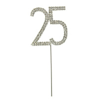 Diamante Cake topper 25th