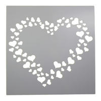LITTLE HEARTS STENCIL