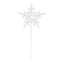Snow Flake Diamante Cake topper 