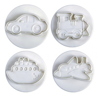 Plunger Cutter - Vehicles Set Of 4