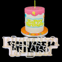 Happy Birthday Fondant Cutter
