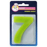 PLAIN NUMBER CANDLE - 7