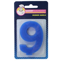 PLAIN NUMBER CANDLE - 9