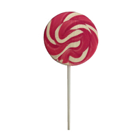 Mega Swirl Pink Lollipop 85 Grams