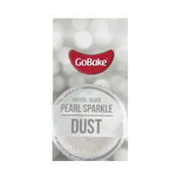 Go Bake Pearl Sparkle Dust Crystal Silver 2g