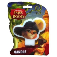 PUSS IN BOOTS FLAT CANDLE