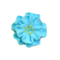 Dainty Icing Flowers Blue 20mm