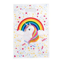 Rainbow And Stars Unicorn Loot Bags 10pcs