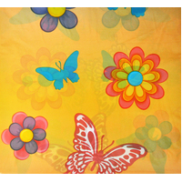 Butterfly/Flower Plastic Table Cloth