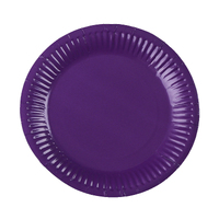 9in Paper Plates Purple 10PK