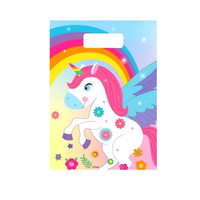 Flower/Rainbow Unicorn Loot Bags 8pcs