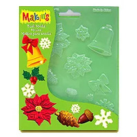 Makins Push Mould - Christmas Nature