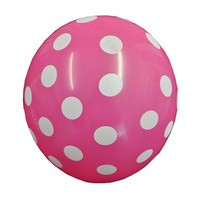 Fuchsia Dot Balloons 6pcs