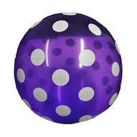 Purple Dot Balloons 6pcs
