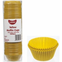 Gobake Baking Cups Yellow - 1000 Pack