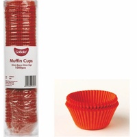 Gobake Baking Cups Orange - 1000 Pack
