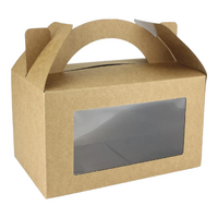 Natural Treat Box With Window Pack Of 2