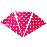 Hot Pink Dots Flag Banner